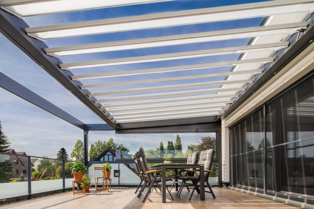 terrassenüberdachung modern