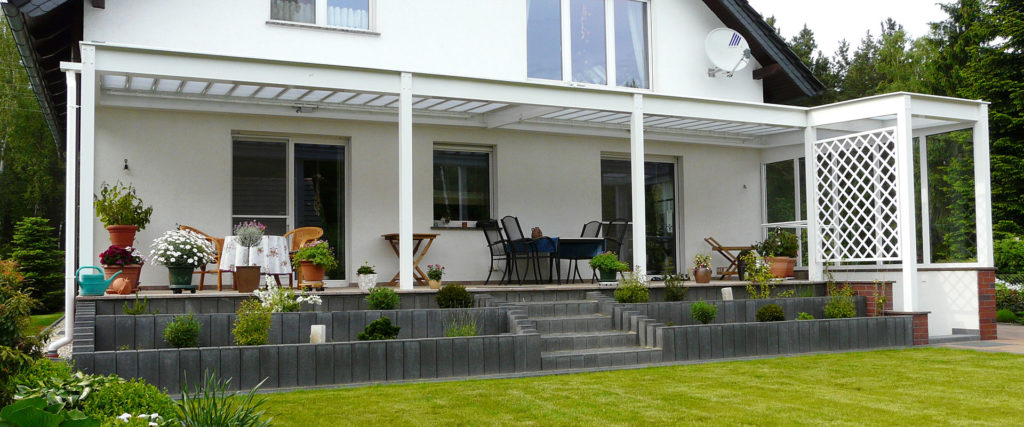 terrassenüberdachung lamellendach